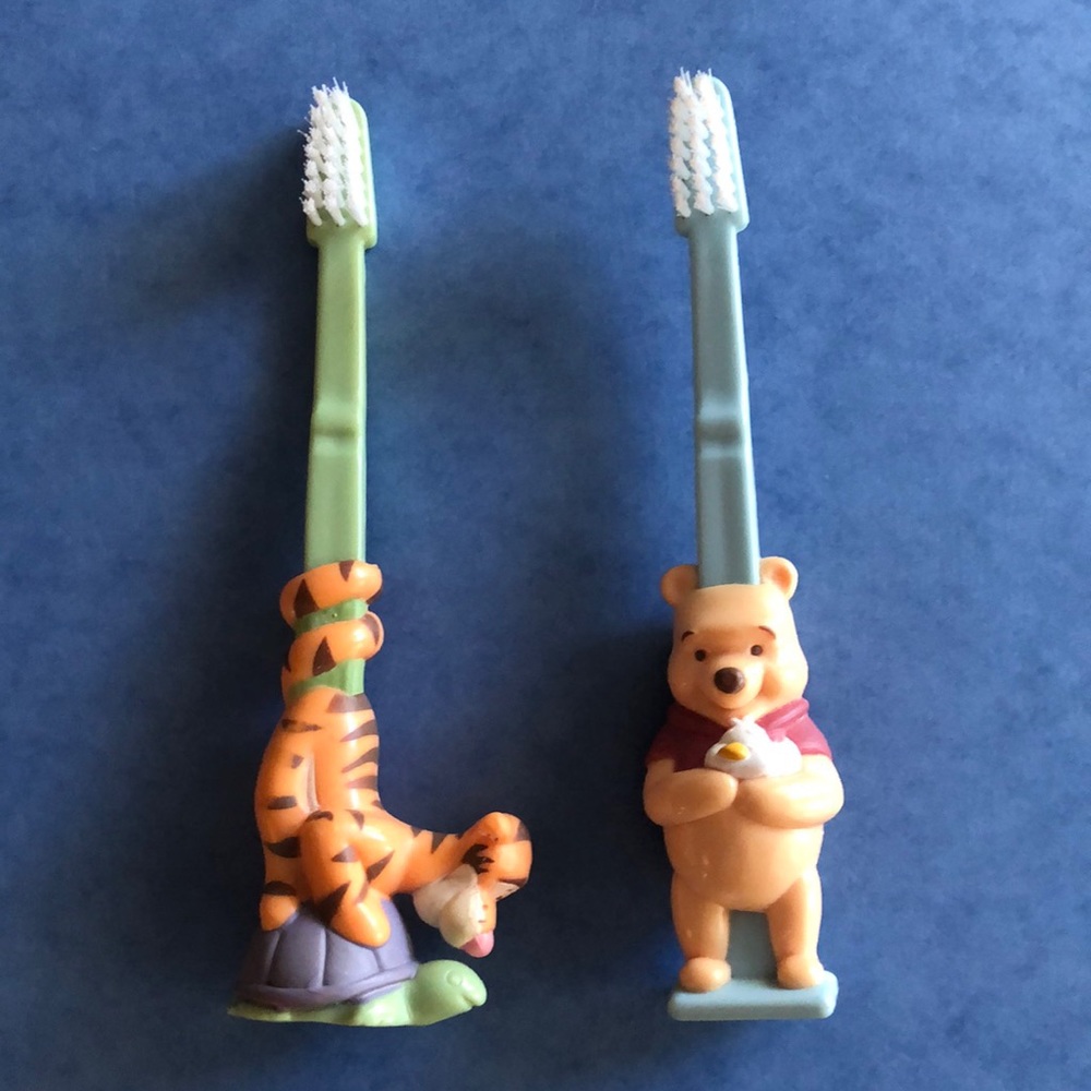 Disney Winnie the Pooh and Tiger toothbrushes